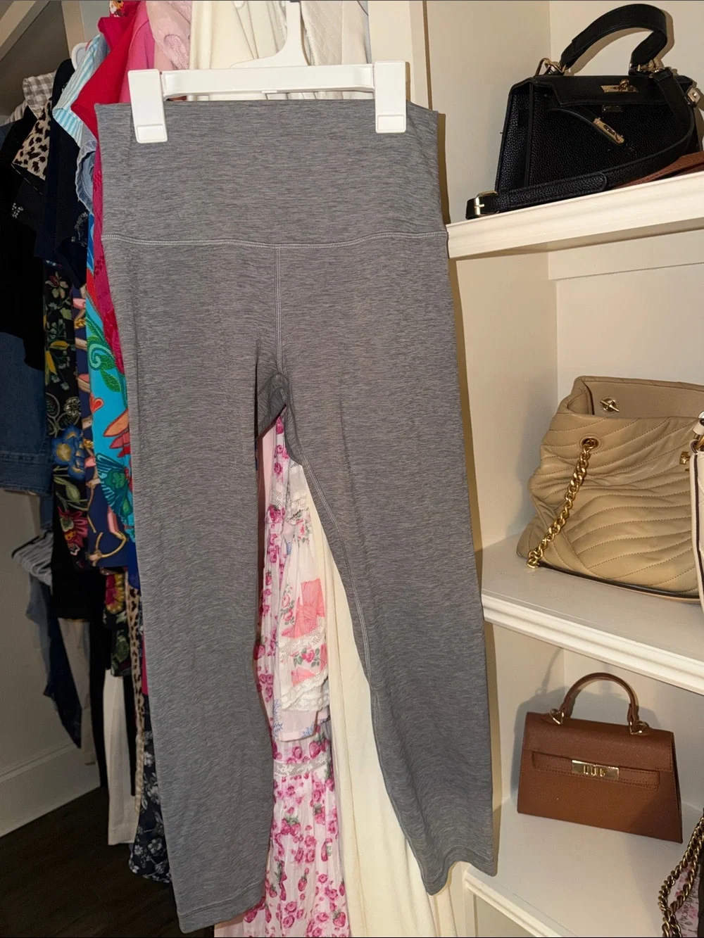 NEW - Never washed or worn. Lululemon Gray Align Leggings size 8 23”